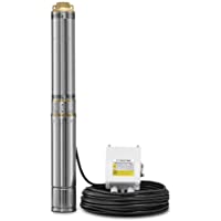 TROTEC Bomba para pozo profundo TDP 5500 E- Capacidad de bombeo: 6000 l-h- Carcasa De Acero Inoxidable- IP68